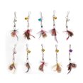 thumbnail image 2 of Cat Pole Replacement Feather, Replacement Feather Bright Colors Interactive Easy Installation 10Pcs  For Cat Teaser Wands, 2 of 8