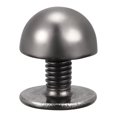 thumbnail image 4 of Unique Bargains 8x5mm Screw Back Rivets Solid Round Head Leather Studs Black 10 Pack, 4 of 5