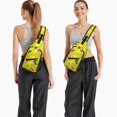 thumbnail image 2 of Sushi Roll Rice Fish Avocado Foodie Lightweight Travel Sling Backpack Durable Multipurpose Small Travel Backpack for Essentials, 2 of 6