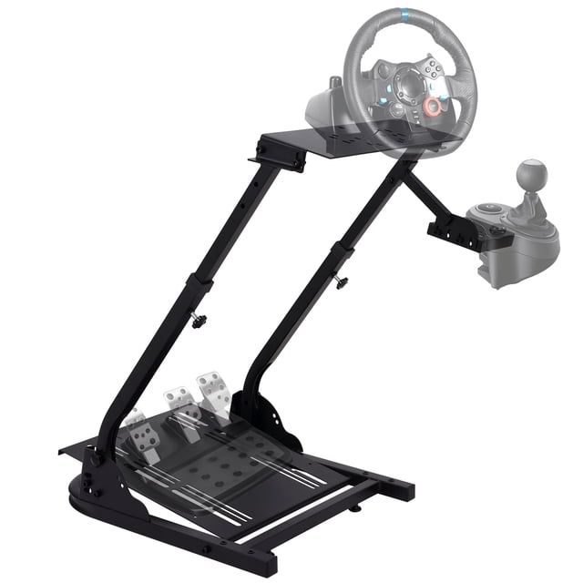 Support de Cockpit de Simulateur Yiwa, Support de Volant de Course Sim pour Jeux de Course