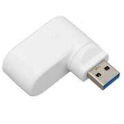3 Port Aluminum Mini USB 3.0 Hub, 180 Degree Rotatable USB Hub Dock, 480mbps USB Port Splitter, For Desktop PC