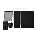 thumbnail image 3 of Chair , Simple Installation Wear Resistant Director Chair Cover Attractive With Garbage Storage Bag For Household Purple,Black,Rose Red, 3 of 8