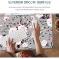 thumbnail image 5 of Extended Gaming Mouse Pad, 35.5x15.75" Non-Slip Oversized Desk Pad Mousepad with Stitched Edges Waterproof Keyboard Mouse Mat Desk Protector for Game, Office and Home, Gray Rose, 5 of 5