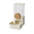 thumbnail image 2 of Automatic Pet Feeder Water Dispenser for Small Pets, Wall Mounted Food Water Bowl for Cats Dogs Rabbits Hamsters, Plastic Pet Feeder with Easy Installation, Yellow, 2 of 6