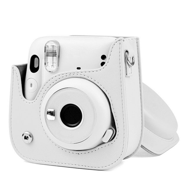 With Adjustable Shoulder Strap, Mini Camera Case Bag, PU Leather Bag, For Mini 11 Camera, , Black,White,Blue,Pink,Purple
