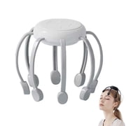 Cagogo Octopus Head Massager, 5 Mode Scalp Massager for Stress Relief Hair Stimulation, 360 Degree Rotating Lightweight Head Massage Tool, Electric Scalp Massager for Home Office Relaxation