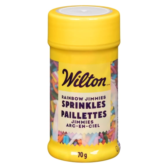 WILTON RAINBOW JIMMIES SHORT BOTTLE 70g