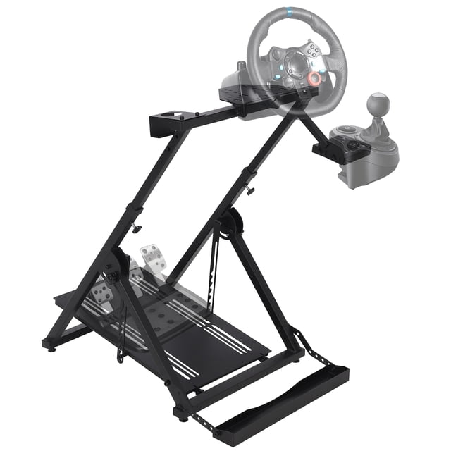 Support de Cockpit de Simulateur Yiwa, Support de Volant de Course Sim pour Jeux de Course