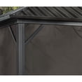 thumbnail image 3 of Sojag, rideaux bruns pour abris soleil Genova, 10 pi x 14 pi, polyester, 3 of 5
