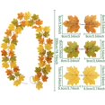 thumbnail image 2 of Fall Maple Leaves Garland 78Inch Artificial Maple Autumn Garland Hanging Fall Vines Table Decorations Front Door Fall Decor Thanksgiving Decorations Decor Outside Ornament Lightweight Easy to Shape, 2 of 8