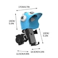 thumbnail image 1 of Cycling Phone Bracket For Helmet Mount With Sun And Rain Protection, Adjustable Multi Angle Design, One Click Tightening, Fits Most Smartphones With Or Without Case, 1 of 2