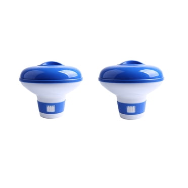 TopLLC Outils,Herramientas Distributeur Flottant de Piscine 2 Pcs Sortie Distributeur de Chlore