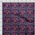 thumbnail image 4 of oneOone Tissu Georgette Viscose Violet Abstrait Matériel de Robe Tissu Imprimé Tissu au Mètre 42 Pouces de Large, 4 of 4