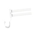 thumbnail image 1 of veasfak Electric Heated Towel Rack Wall Mounted Warming Rack for Shower Bathroom SPA white, 1 of 9