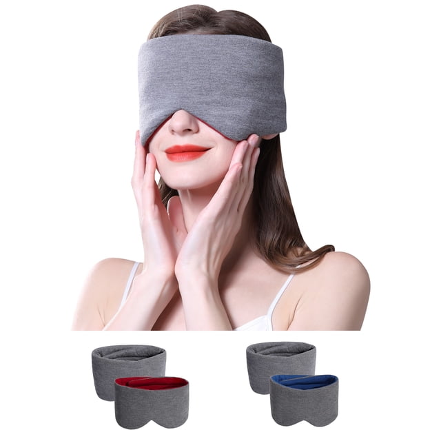 Charmo Masque de Sommeil en Modal Confortable et Respirant Masque pour les Yeux Bandeau Ajustable