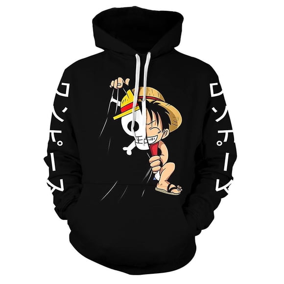 One Piece Anime Novelty Hoodies Adults 3d Printed Hooded Sweatshirt Unisex Cosplay Pullover Tops