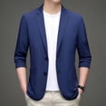 thumbnail image 2 of Kcodviy Spring Summer Men's Lightweight Prom Jackets for Men Summer Suit Jacket Casual Man Suit for Wedding Stretch Slim Fit Button Suite for Men Sport Coats, 2 of 4