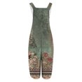 thumbnail image 4 of WILLBEST Jeans pour Femmes Combinaison d'Été Décontractée Sans Manches Imprimée Confortable avec Poches Pantalon Cargo Ample, 4 of 4