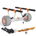 thumbnail image 1 of VEVOR Kayak Cart, 350 lbs Load Capacity, Kayak Trolley with 12-inch Inflatable PU Tires & 2 Straps, Assembles & Disassembles Within Seconds, Paddle Board Trolley for Carrying Kayaks and Canoes, 1 of 9