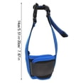 thumbnail image 3 of Air Mesh Dog Muzzle for Medium Large Breed Biting Chewing Barking Reflective Adjustable Strap Pet Training Supplies, 3 of 4