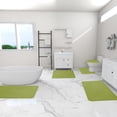 thumbnail image 4 of Yhmxh Bathroom Rugs Bath Rug Bath Mat Memory Foam Bath Mat 5 Set Bathroom Rugs for 5 Pcs Toilet Mats Universal Soft Comfortable Water Absorption Non-Slip Thick Machine Washable Easy Dry Dark Color, 4 of 8