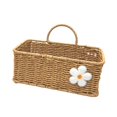 thumbnail image 4 of GROWTH TANK Woven Wall Hanging Basket Imitation Rattan for Ginger Garlic and Toys Vegetables Rectangle, 4 of 9