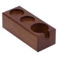 thumbnail image 4 of Noref 3‑Holes Wood Coffee Tamper Holder Coffee Portafilter Storage Rack Stand Organi F, 4 of 8