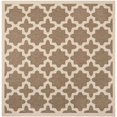 thumbnail image 1 of Safavieh Courtyard Brown Indoor Outdoor Rug - Square 7'10", 1 of 4