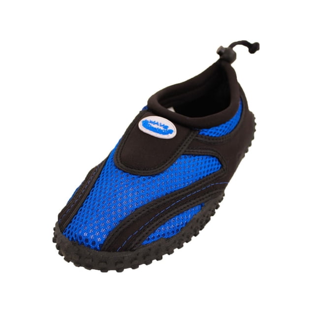 Women's Drawstring Aqua Sock Adjustable Water Shoe Beach Slip On