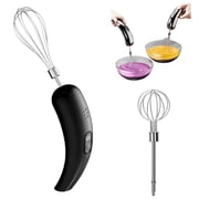 CaiYueKe Wireless Hand Mixer Electric Handheld Beater Rechargeable Battery Portable Whisk for Baking Cake Cream Egg Mixing Kitchen Mixer Mini Whisker Hand Mixer
