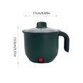 thumbnail image 3 of Cagogo Electric Cooker, Multi-Purpose Mini Hot Pot for Study Dormitory, Stainless Steel Rice Cooker with Transparent Lid, Portable Electric Pan for Noodles Soup Cooking Frying, 3 of 6