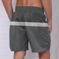 thumbnail image 2 of Plebaso Men's Color Block Shorts Beachwear Vacation Shorts Drawstring Summer Casual Shorts with Pockets, 2 of 4