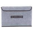 thumbnail image 2 of Room Storage and Organization Bedroom Foldable Storage Box with Lid 2Pcs (Large + Small) Fabric Storage Box with Lid, Closet Storage Box, Room Organization, Office Storage, Toy Storage, 2 of 6