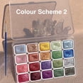 thumbnail image 1 of 20 Color Pearl Solid Watercolor Paint Set with High Transparency Pigments for Artists and Beginners, 1 of 3