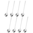 thumbnail image 1 of Unique Bargains 8Pack 5' Stainless Steel Espresso Spoons Mini Coffee Spoon Teaspoon, Silver, 1 of 4