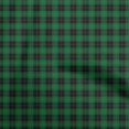 thumbnail image 1 of oneOone Rayon Dark Green Fabric Check Fabric For Sewing Printed Craft Fabric By The Yard 56 Inch Wide, 1 of 4
