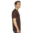 thumbnail image 2 of American Apparel Fine Jersey V-Neck Tee, XXS, Brown, 2 of 2