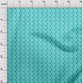 thumbnail image 2 of oneOone Viscose Jersey Aqua Blue Fabric Tree & Bear Cartoon Sewing Craft Projects Fabric Prints By Yard 60 Inch Wide, 2 of 5