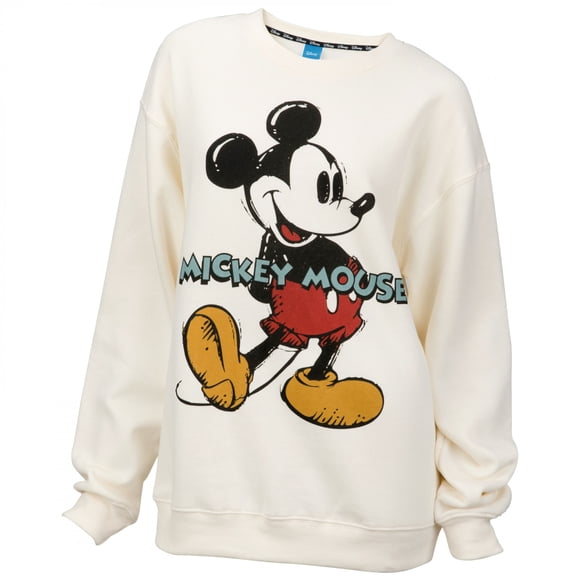 Mickey Mouse Chandail en Molleton Coloré à Croquis au Crayon - Grand