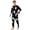 Men, variant on Halloween Pjs, Halloween Family Matching Pajamas Set, Black White Spooky Cute Ghost Bat Long Sleeve Sleepwear, Graphic Loungewear, Soft Cozy Fun Holiday Nightwear for Parties & Gatherings, 12 M