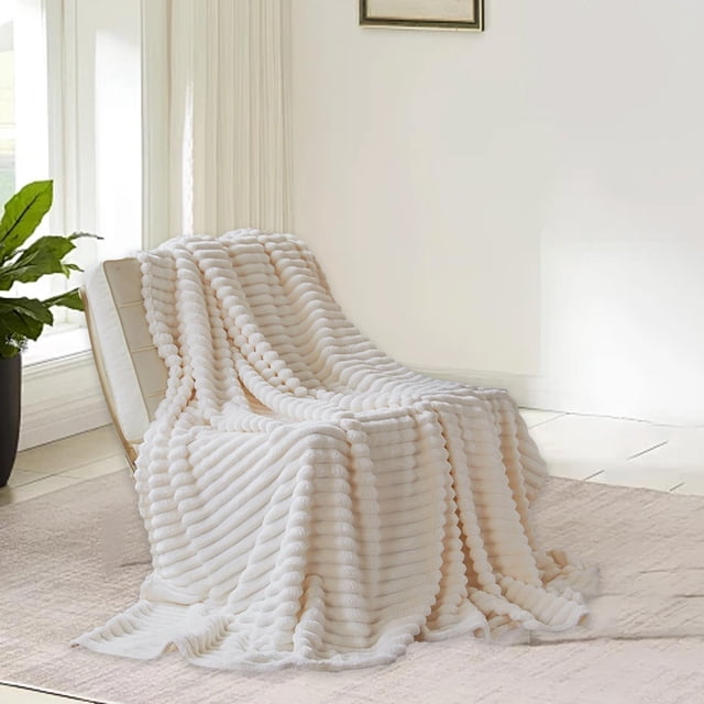 TACILIP 39.4x27.6in Soft and Thick Double Layer Raschel Blanket A Must Have Warming Artifact In Winter Suitable for Beds Sofas and Other Scenes Providing The Ultimatecomfort Couch Blanket, Men Gifts