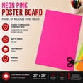 thumbnail image 2 of Formit Carton d’affichage rose néon, 22 po × 28 po, 2 of 4