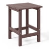 thumbnail image 2 of WestinTrends Outdoor Side Table, All Weather Poly Lumber Adirondack Small Patio Table Square End Table for Pool Balcony Deck Porch Lawn Backyard, Dark Brown, 2 of 13