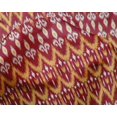 thumbnail image 4 of oneOone Silk Tabby Fabric Damask & Chevron Ikat Print Fabric By The Yard 42 Inch Wide, 4 of 4