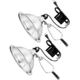thumbnail image 1 of Clamp Lamp Light with Detachable Aluminum Reflector up to Watt E Socket (No Bulb Included) Feet Cord Type A Bulb Only, 1 of 8