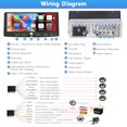 thumbnail image 4 of Single Din Touchscreen Radio with Wireless Apple CarPlay & Android Auto, 6.9" IPS Car Stereo with Bluetooth, Mirror Link, FM/AM,EQ, USB/Type-C, SWC,, 4 of 12
