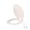 White, variant on Toilet Seats for Standard Toiletstoilet Seat Durables Round Toilet Seat Soft with Release and Attach Plastic Toilet Seat with Soft Close Never Loosen Easy Install and Clean