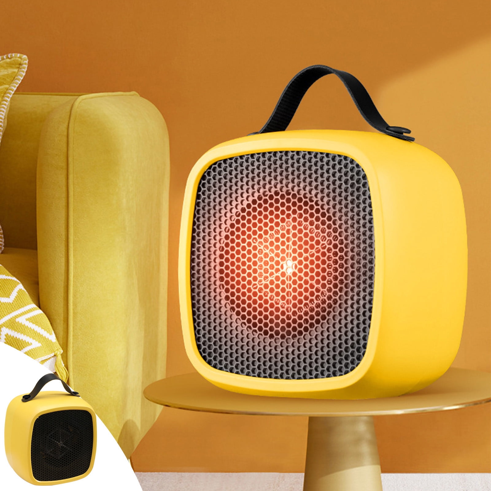 Portable Space Heater, Mini Heater, Space Heaters For Indoor Use, Small Heater With Tip-Over And Overheat Protection