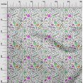 thumbnail image 3 of oneOone Polyester Spandex Fuschia Pink Fabric Tool Sewing Craft Projects Fabric Prints By Yard 56 Inch Wide, 3 of 4