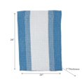 thumbnail image 2 of Stripe Chenille Bath Mat 20X28 Blue, 2 of 4
